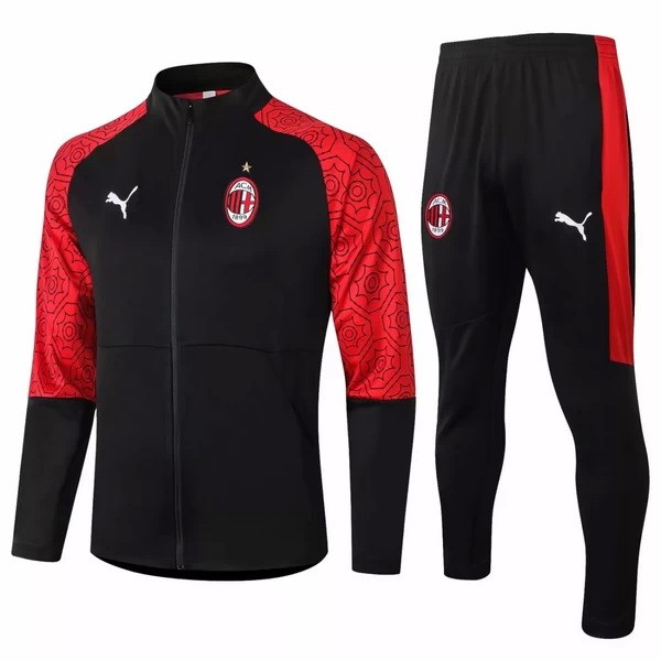 Survetement AC Milan 2020-2021 Rouge Noir
